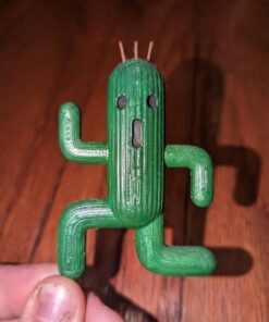 Alternative view of Potted Cactuar - Final Fantasy