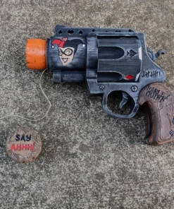 POP Gun / Revolver w/ Harley Quinn Face